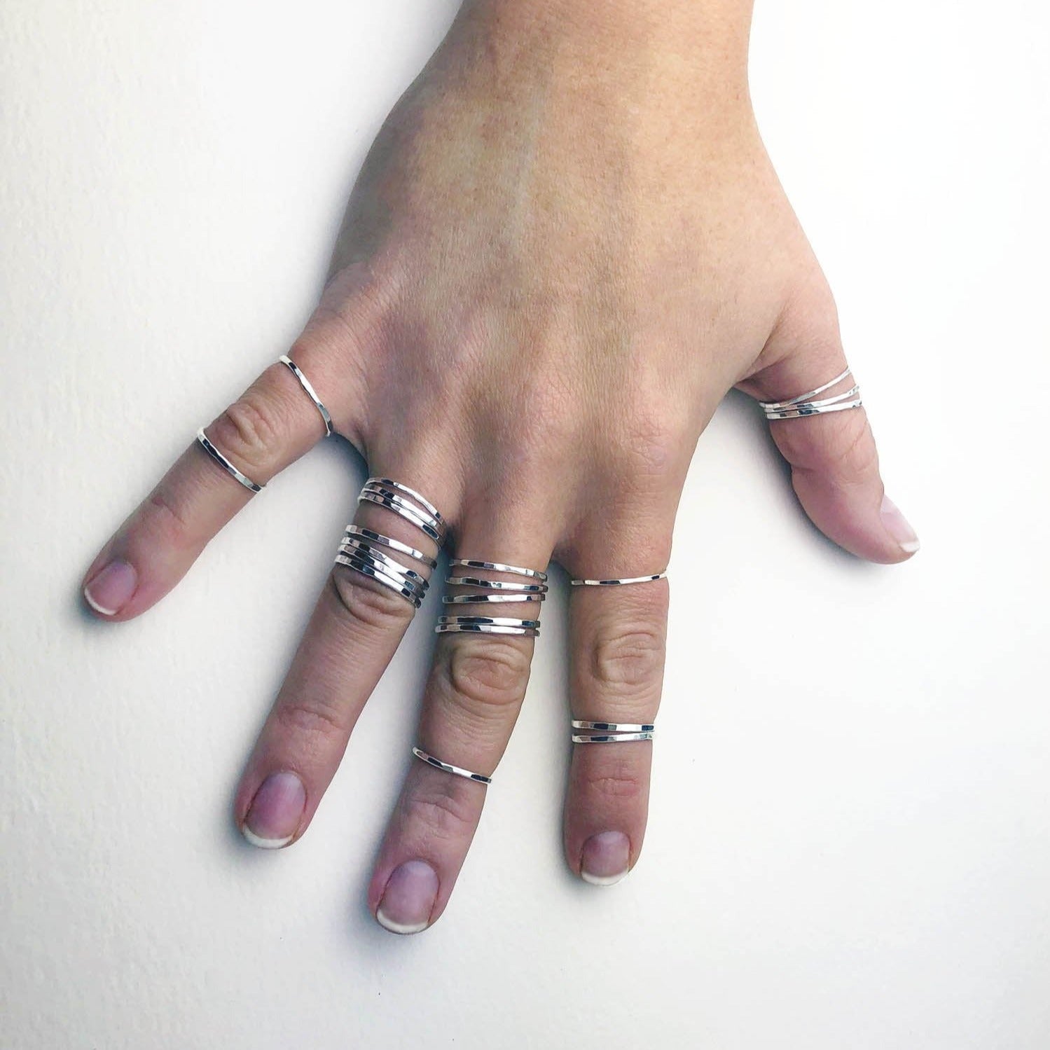 3 Silver Bands - Mettle by Abby