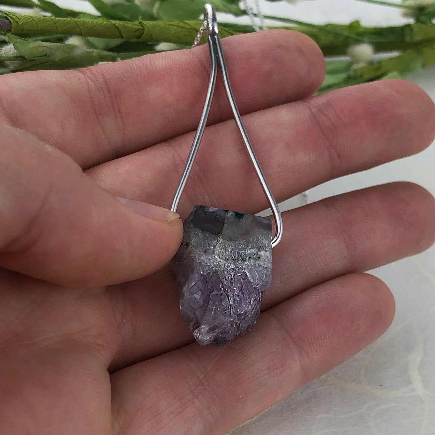 Amethyst Glacier Necklace - Mettle by Abby