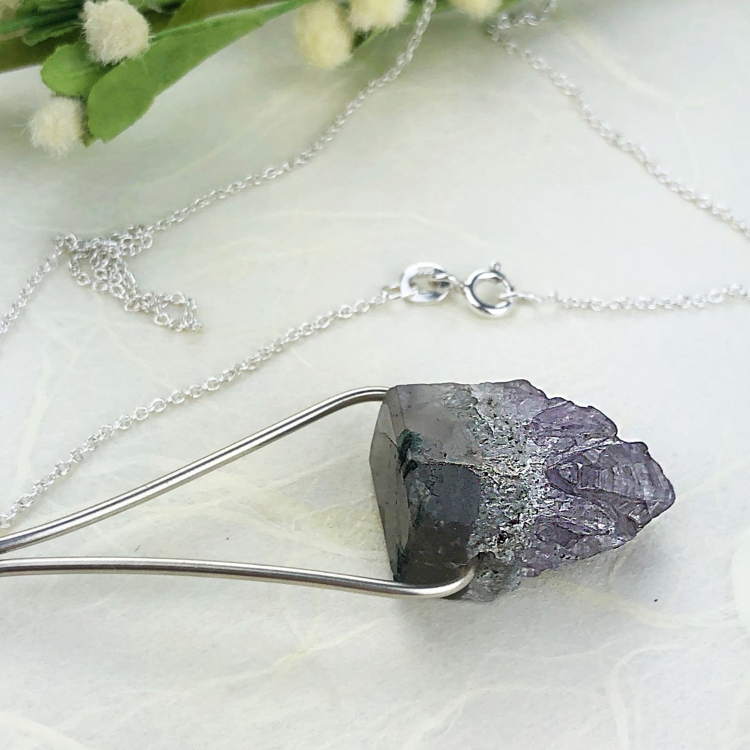 Amethyst Glacier Necklace - Mettle by Abby
