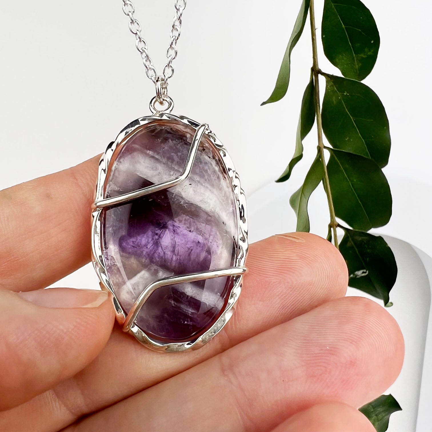 Amethyst Winds Necklace - Mettle by Abby