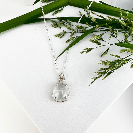 April Birthstone Necklace - Mettle by Abby