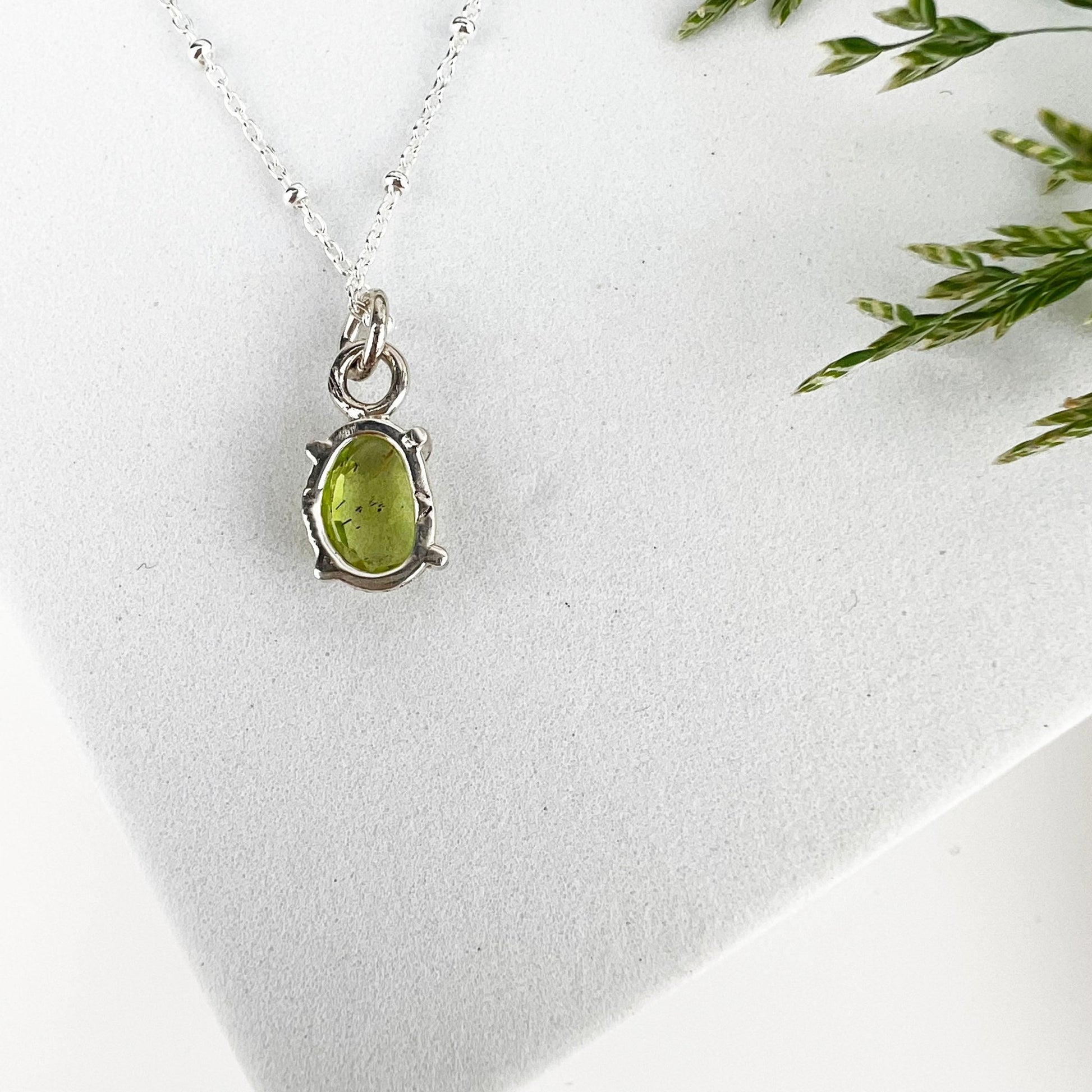 August Birthstone Necklace - Mettle by Abby