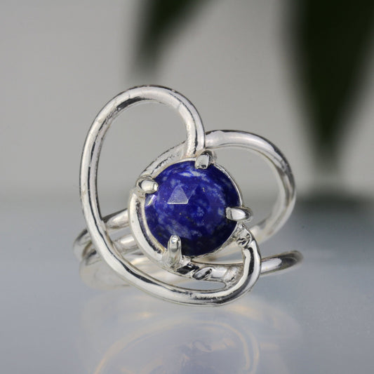 Blooming Lapis Ring - Mettle by Abby