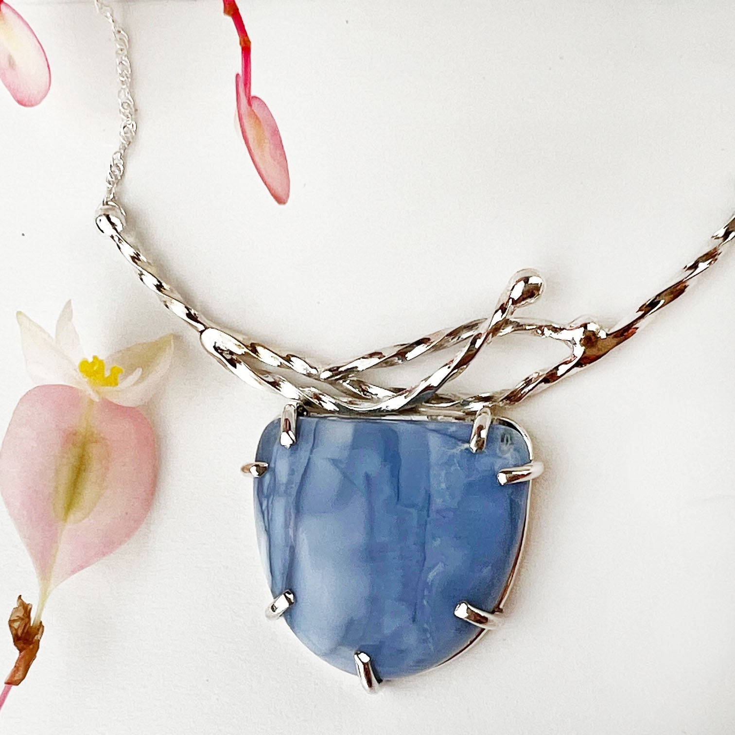 Blue Opal Forest Necklace - Mettle by Abby