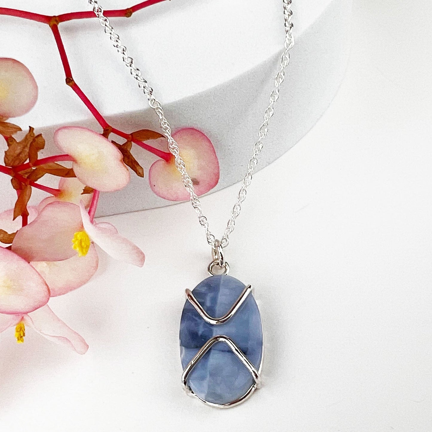Blue Opal Point Necklace - Mettle by Abby