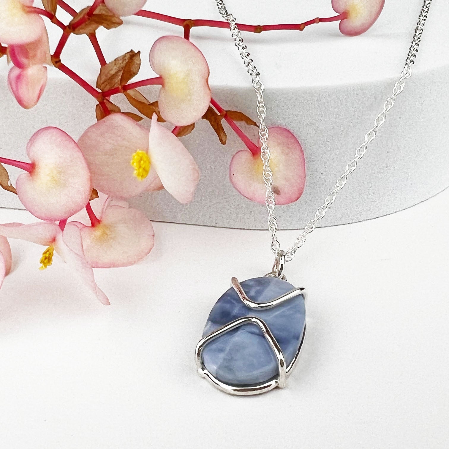 Blue Opal Point Necklace - Mettle by Abby