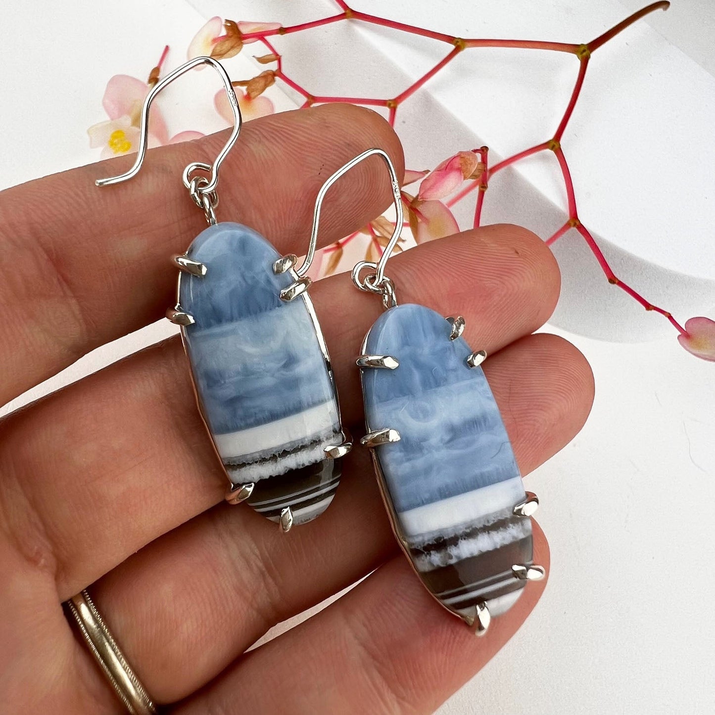 Blue Opal Waypoint Earrings - Mettle by Abby