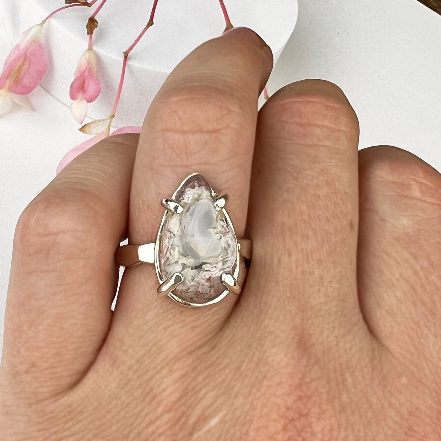 Boulder Opal Drop Ring - Mettle by Abby