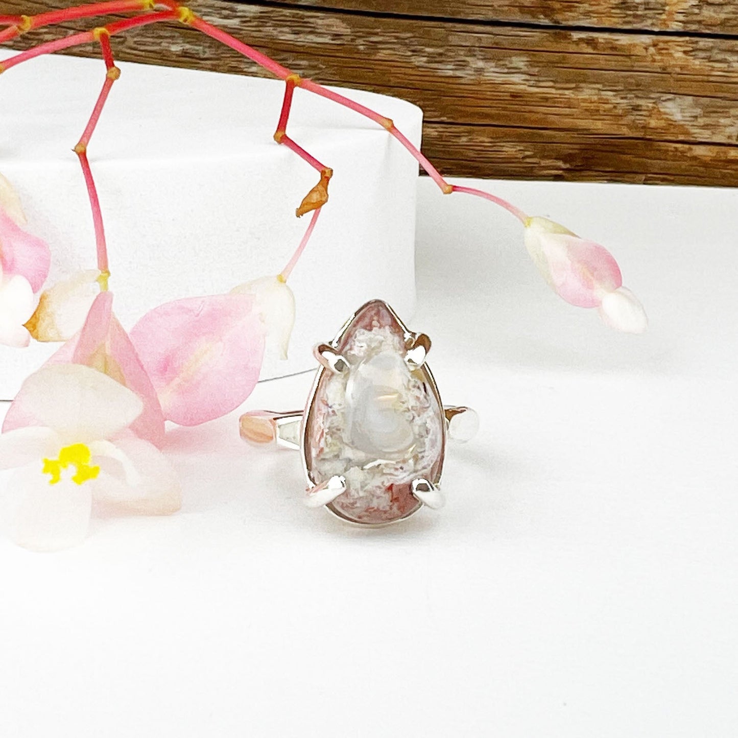 Boulder Opal Drop Ring - Mettle by Abby