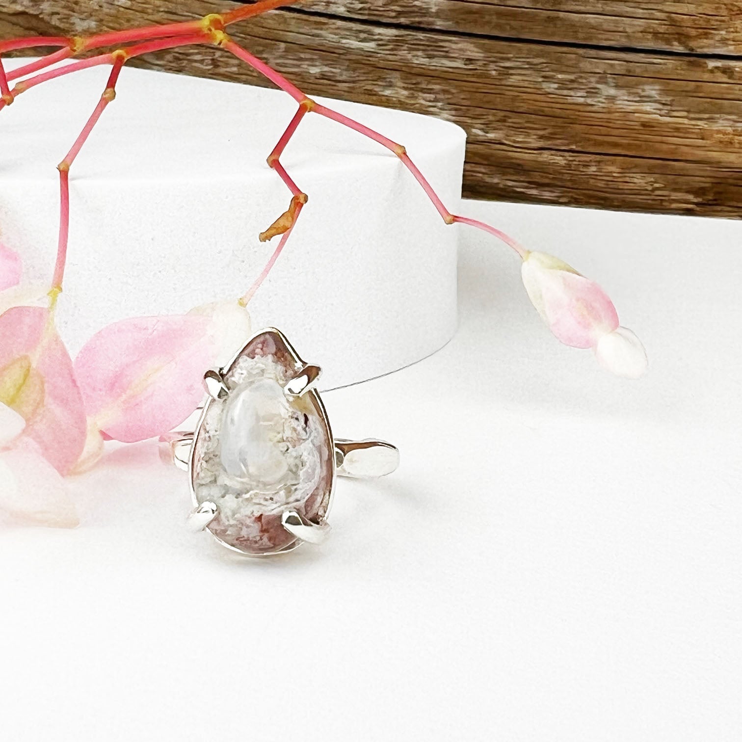 Boulder Opal Drop Ring - Mettle by Abby