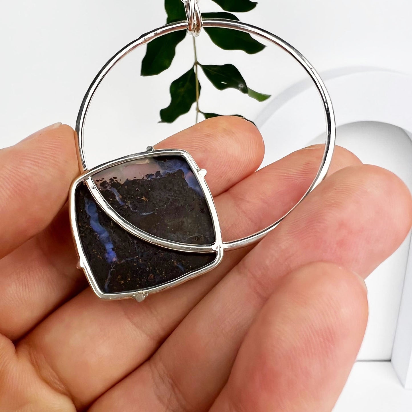 Boulder Opal Statement Necklace - Mettle by Abby