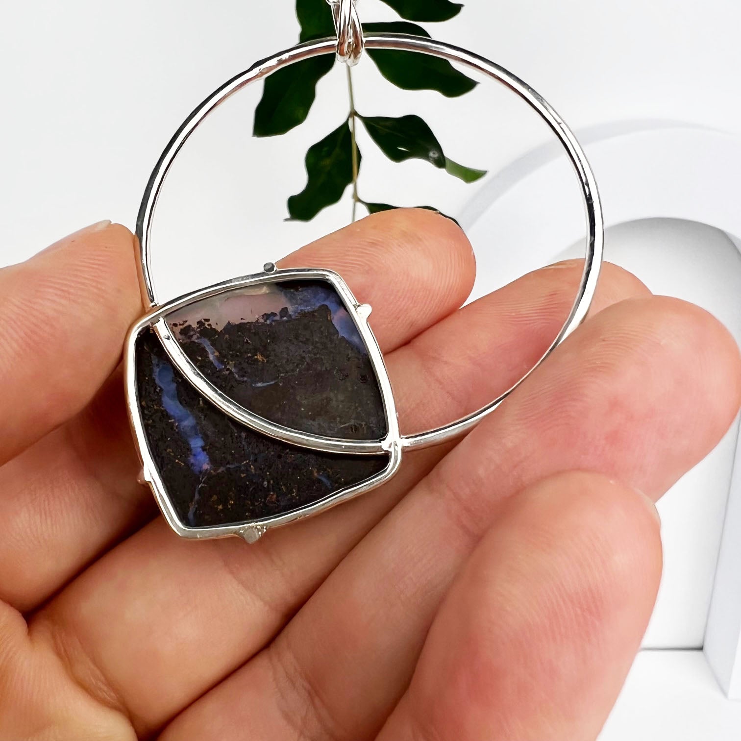 Boulder Opal Statement Necklace - Mettle by Abby