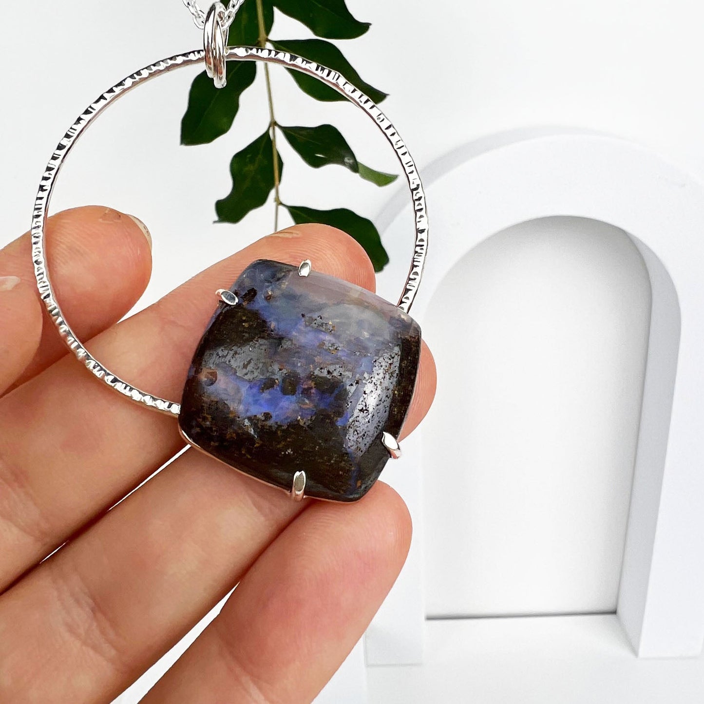 Boulder Opal Statement Necklace - Mettle by Abby