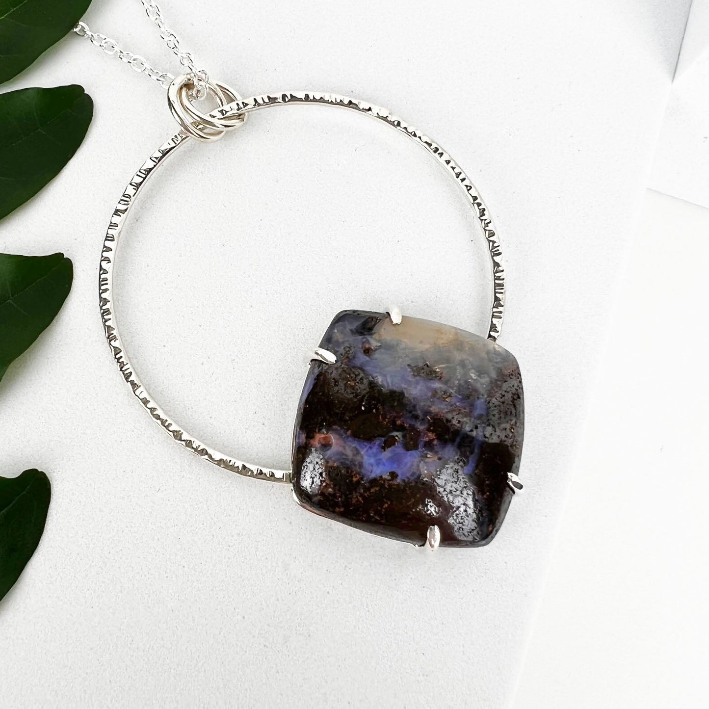 Boulder Opal Statement Necklace - Mettle by Abby