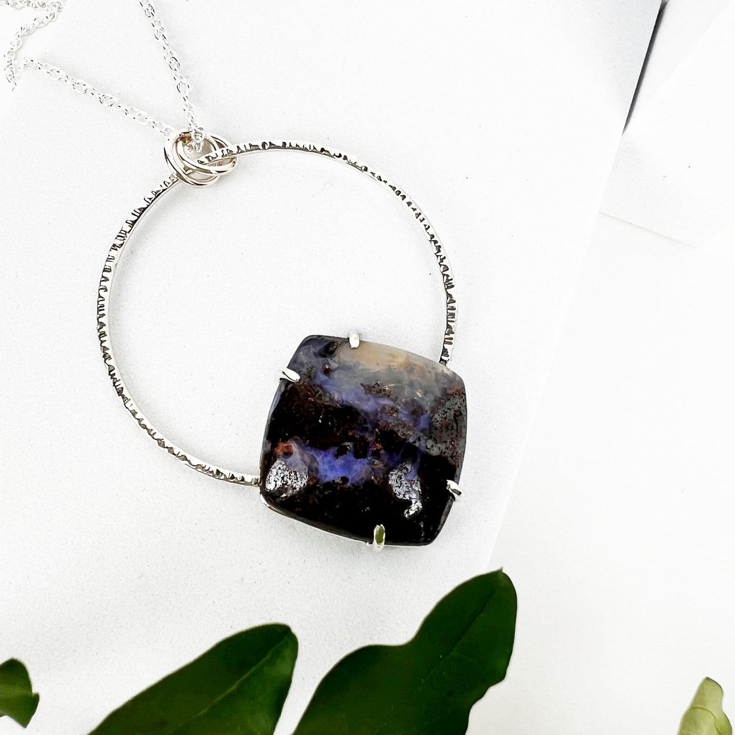 Boulder Opal Statement Necklace - Mettle by Abby