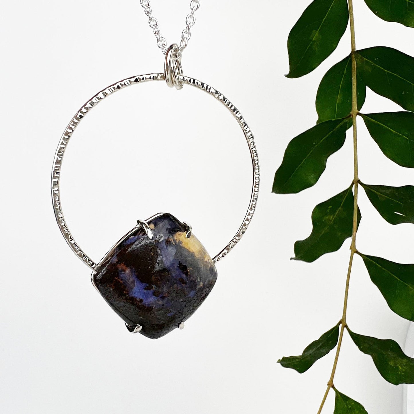 Boulder Opal Statement Necklace - Mettle by Abby