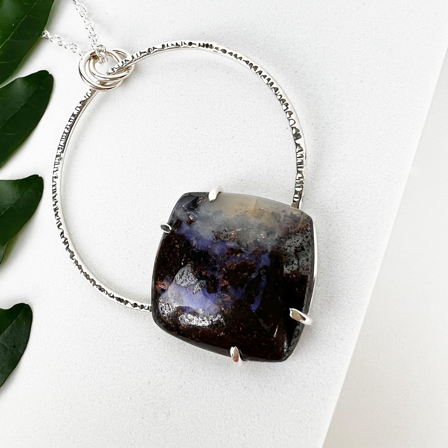 Boulder Opal Statement Necklace - Mettle by Abby