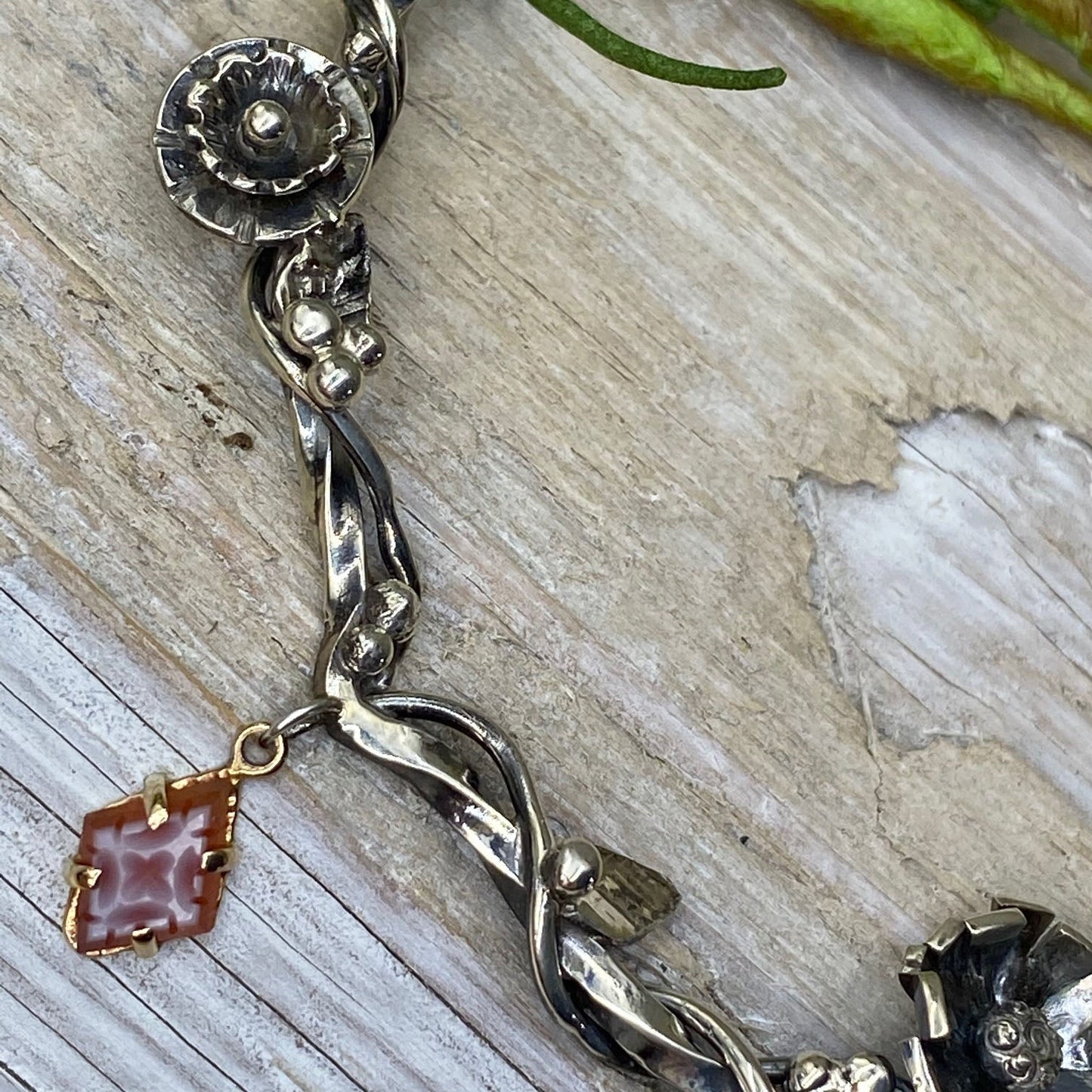 Cameo Wreath Necklace - Mettle by Abby