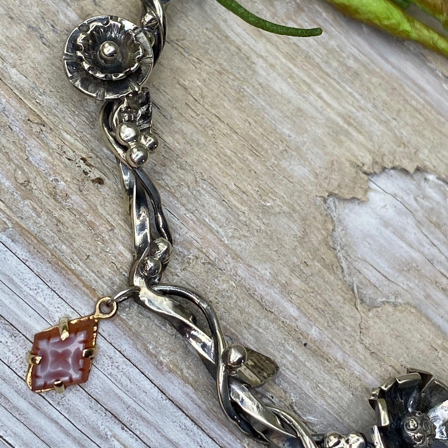 Cameo Wreath Necklace - Mettle by Abby