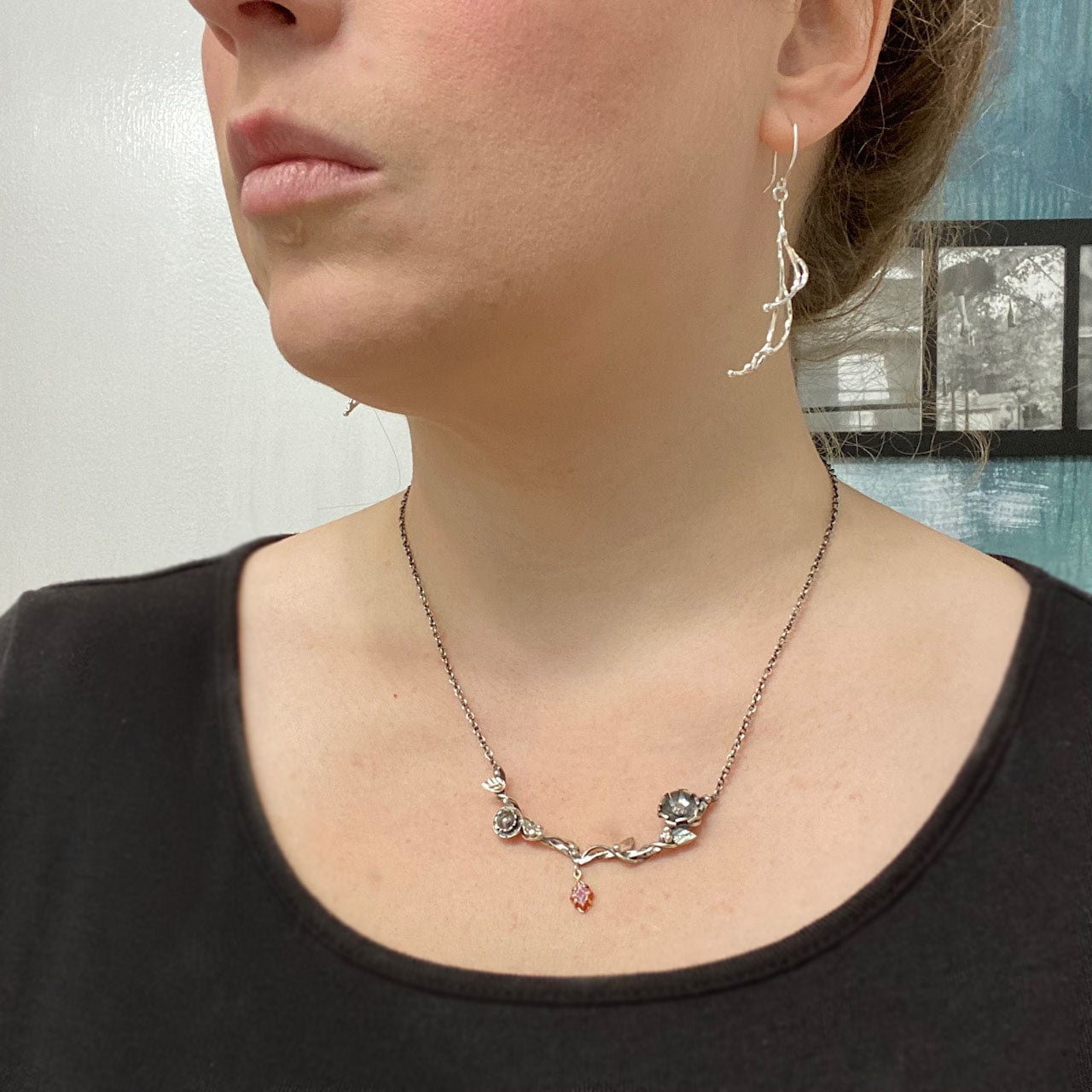 Cameo Wreath Necklace - Mettle by Abby