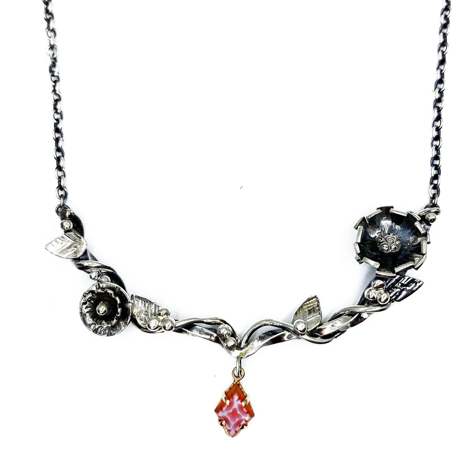 Cameo Wreath Necklace - Mettle by Abby