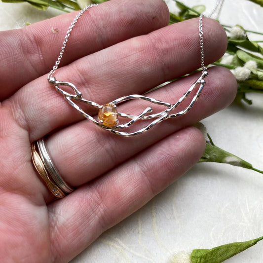 Citrine Branch Necklace - Mettle by Abby