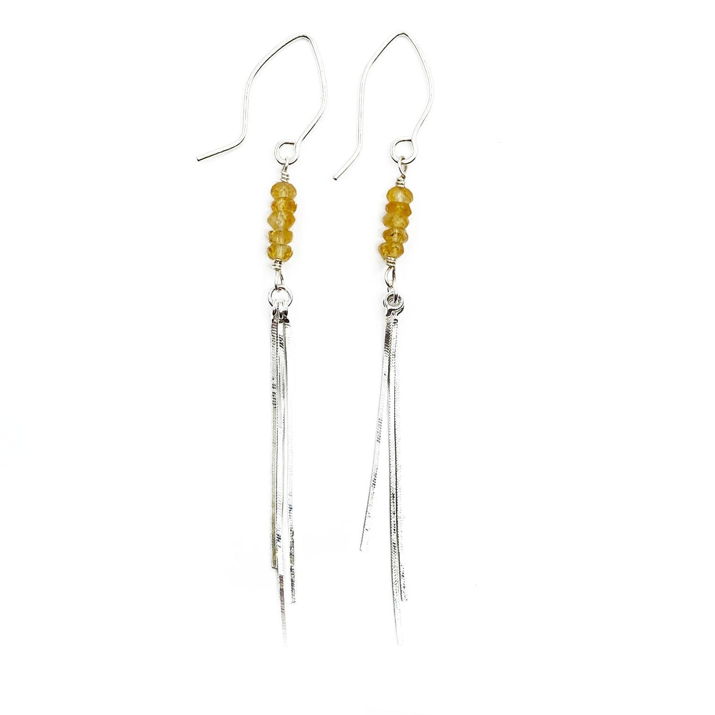 Citrine Tassel Earrings - Mettle by Abby