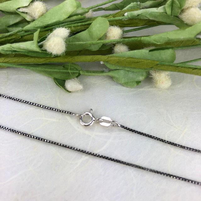 Dainty Oxidized Chain - Mettle by Abby