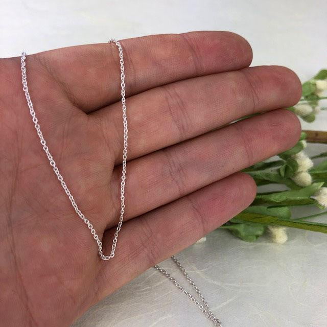 Dainty Silver Cable Chain - Mettle by Abby