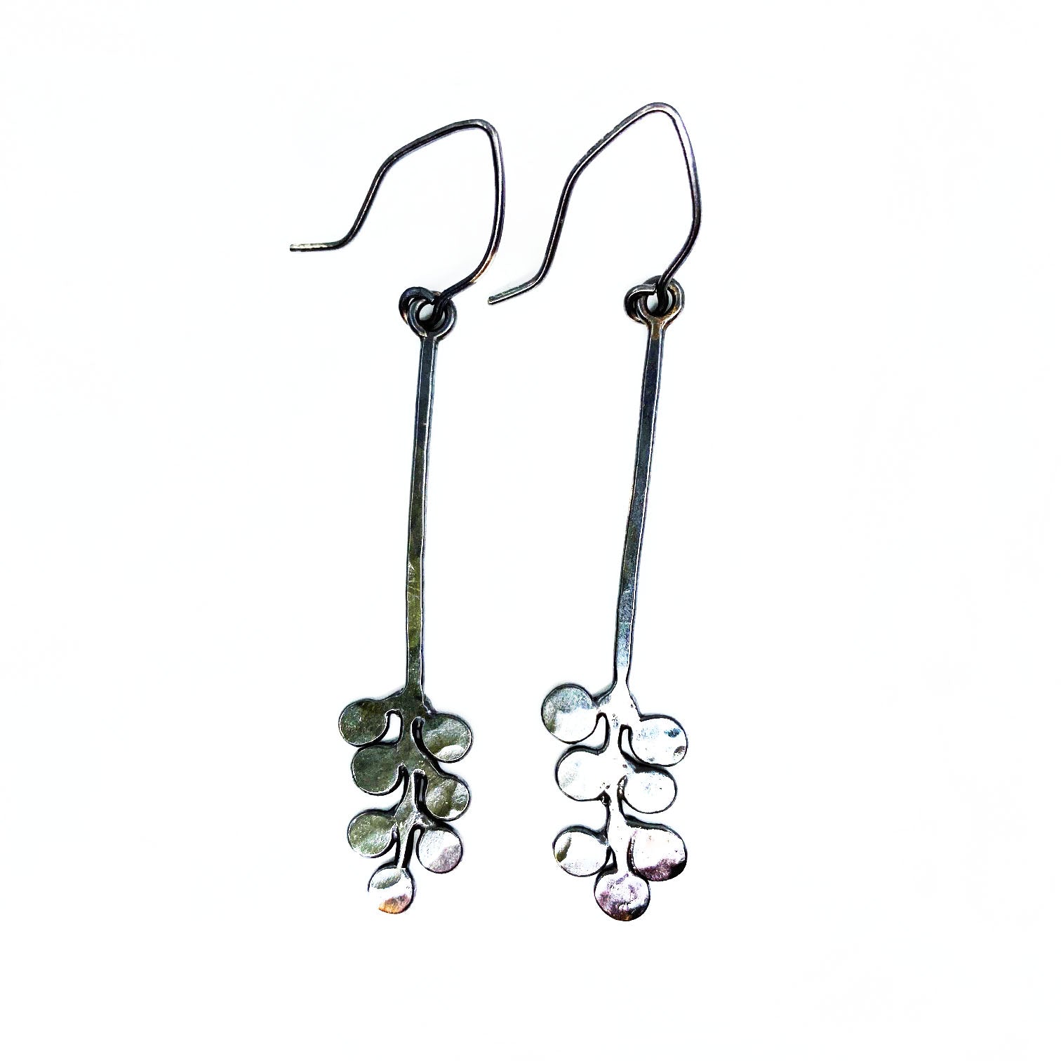 Dark Bubble Fern Earrings - Mettle by Abby