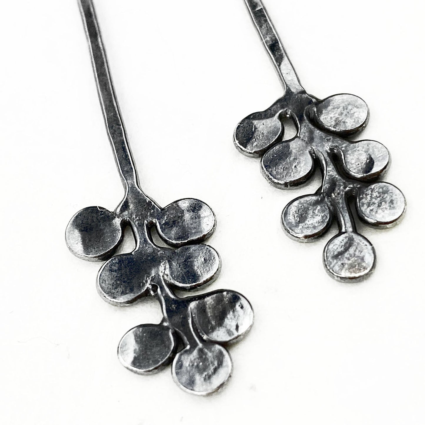 Dark Bubble Fern Earrings - Mettle by Abby