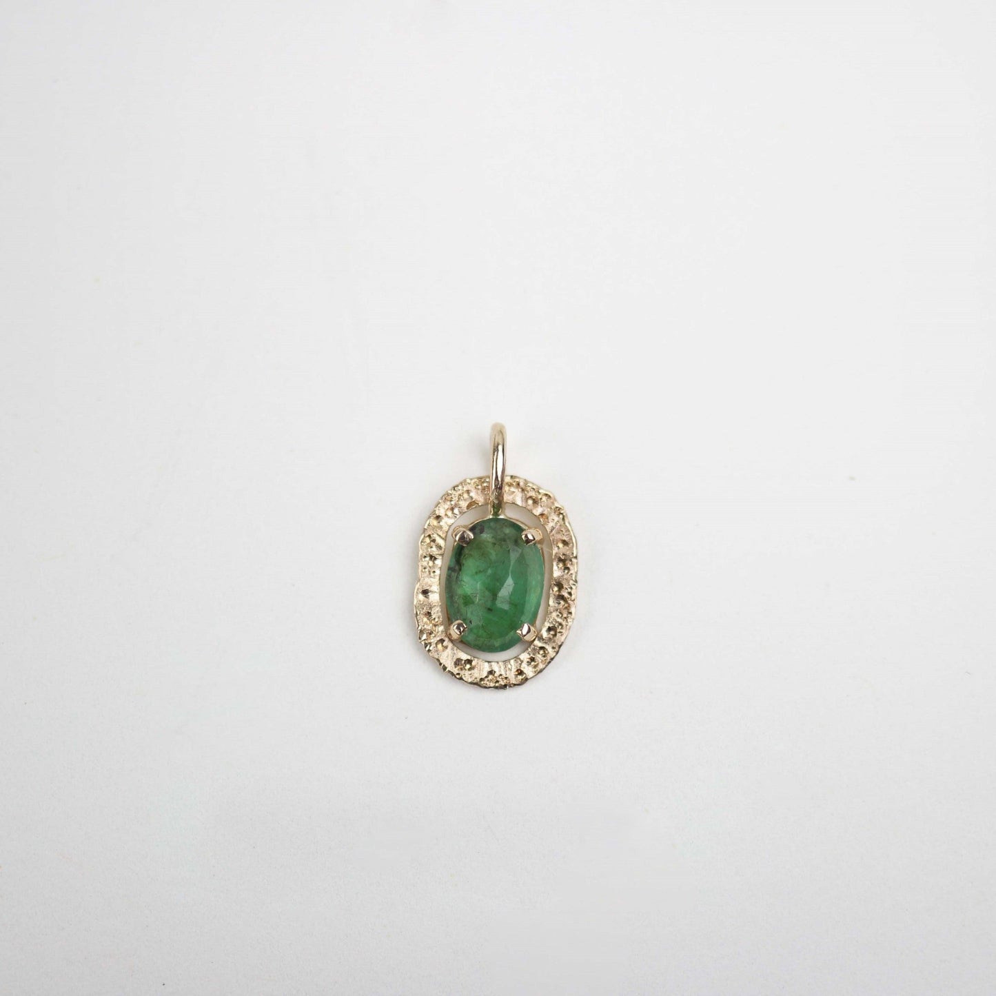 Emerald Stardust Necklace 14k Yellow Gold - Mettle by Abby