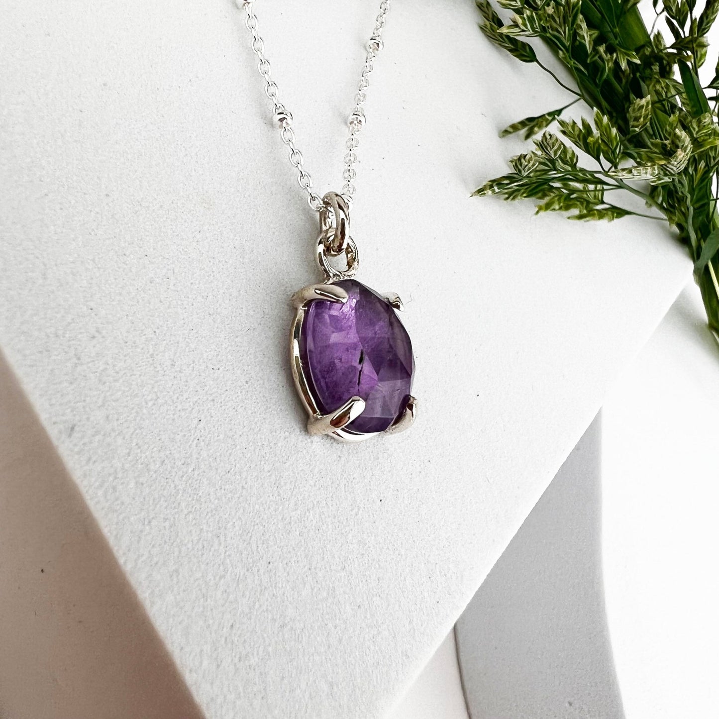 February Birthstone Necklace - Mettle by Abby