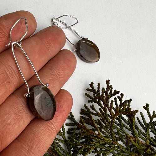 Hinged Leaf Earrings - Mettle by Abby