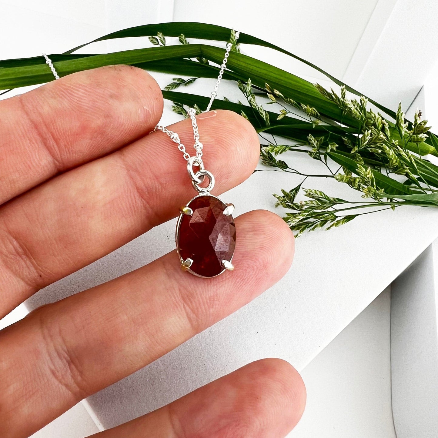 January Birthstone Necklace - Mettle by Abby