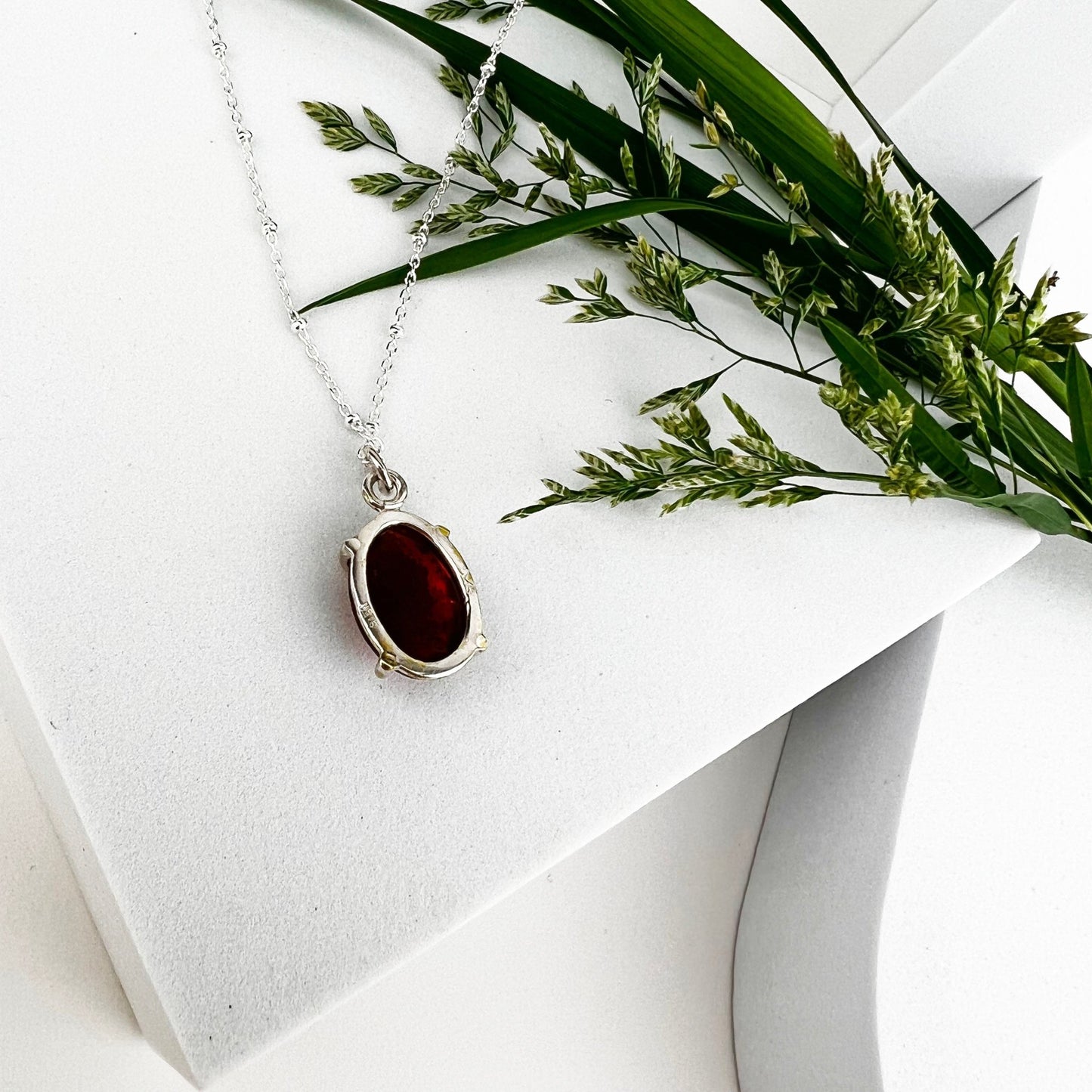 January Birthstone Necklace - Mettle by Abby
