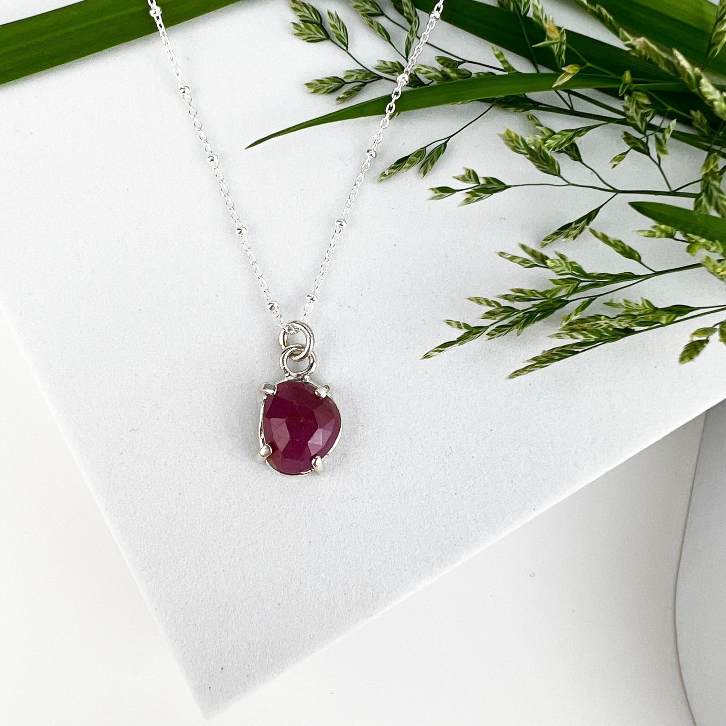 July Birthstone Necklace - Mettle by Abby
