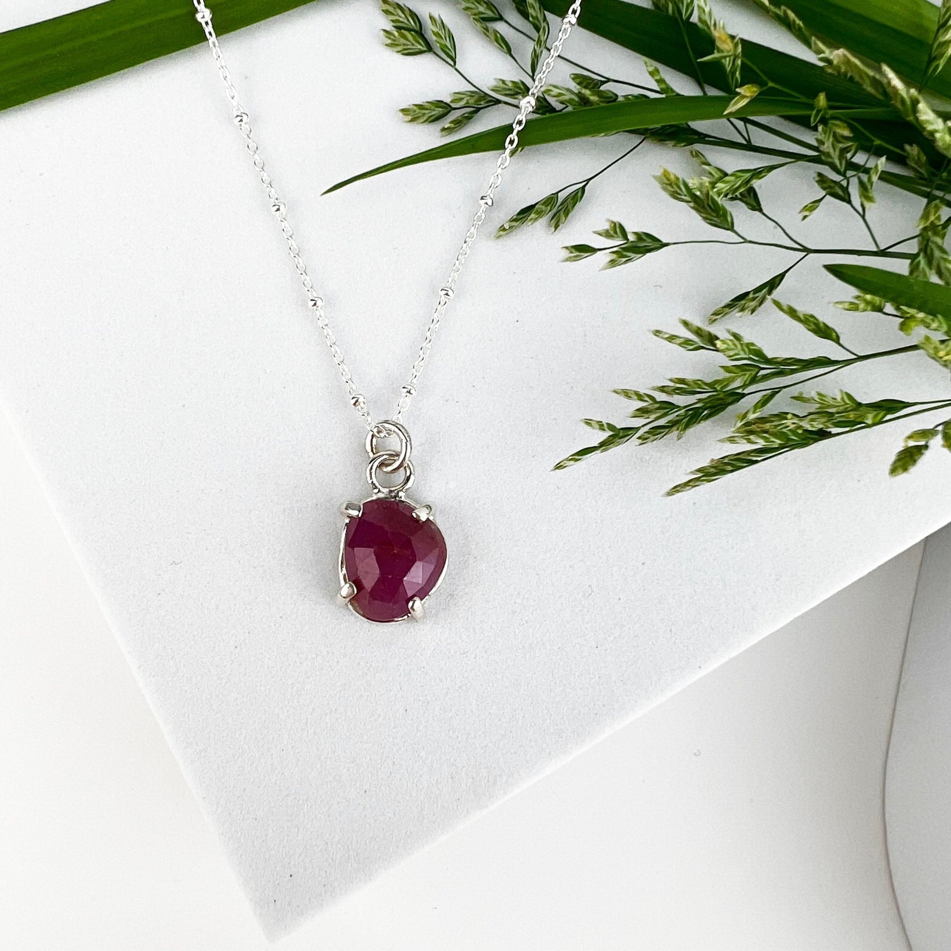 July Birthstone Necklace - Mettle by Abby