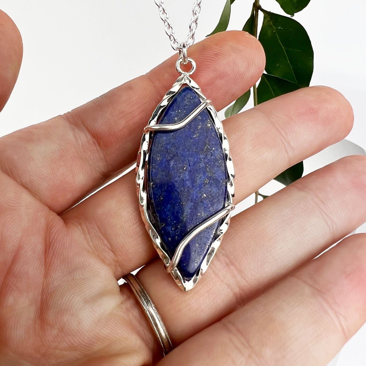 Lapis Lazuli Winds Necklace - Mettle by Abby
