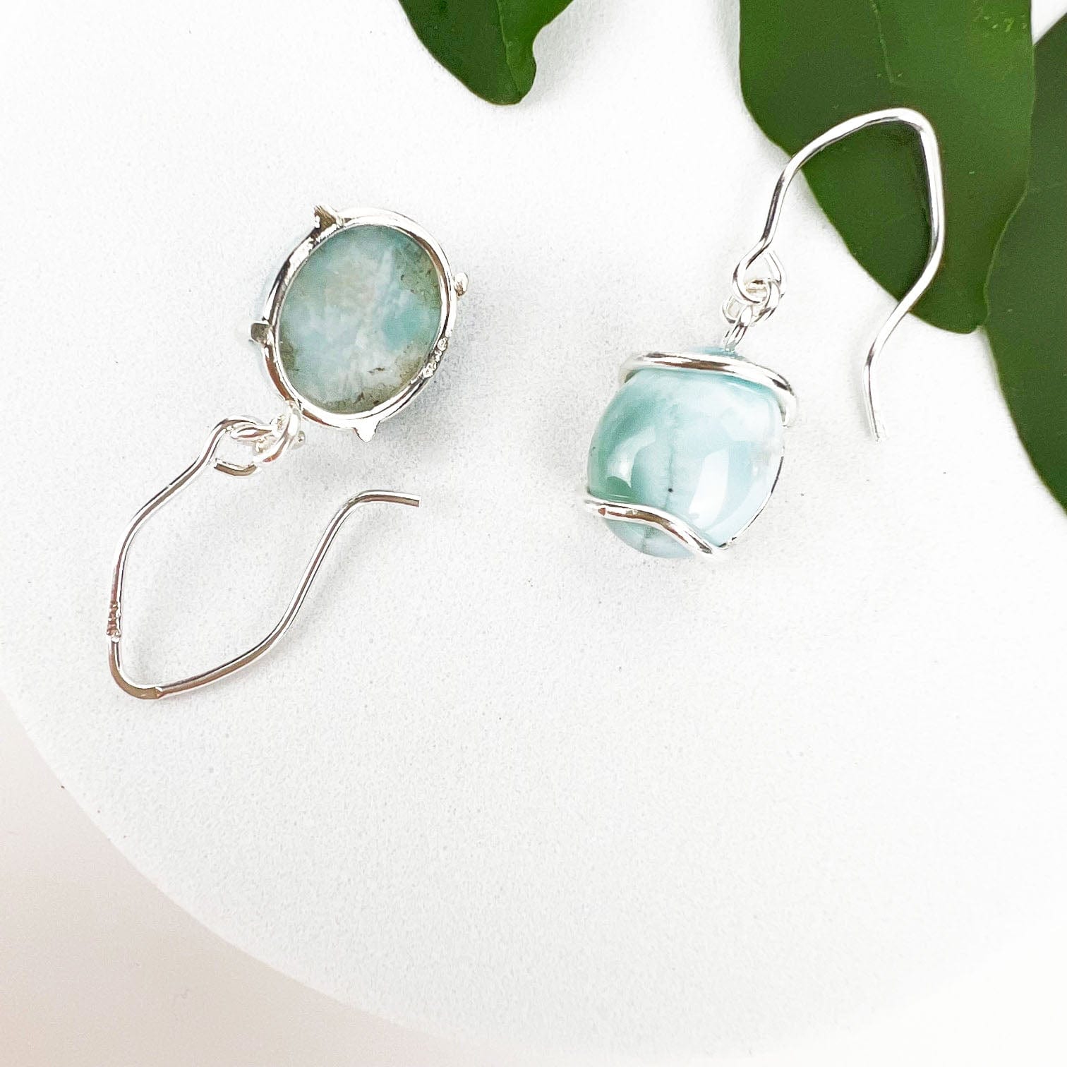 Larimar Wind Earrings - Mettle by Abby