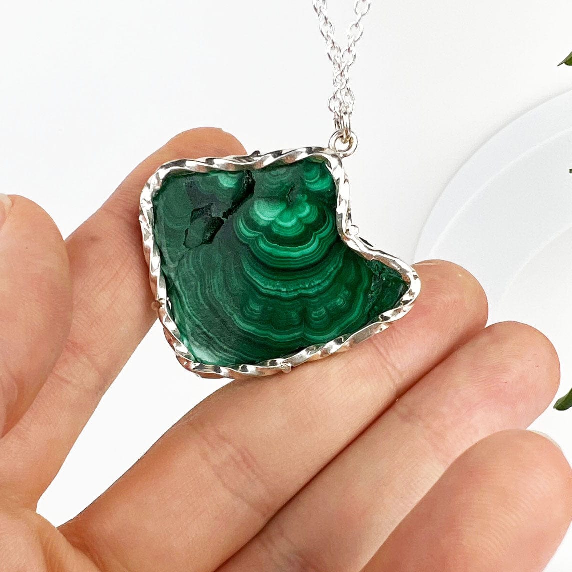 Malachite Winds Necklace - Mettle by Abby