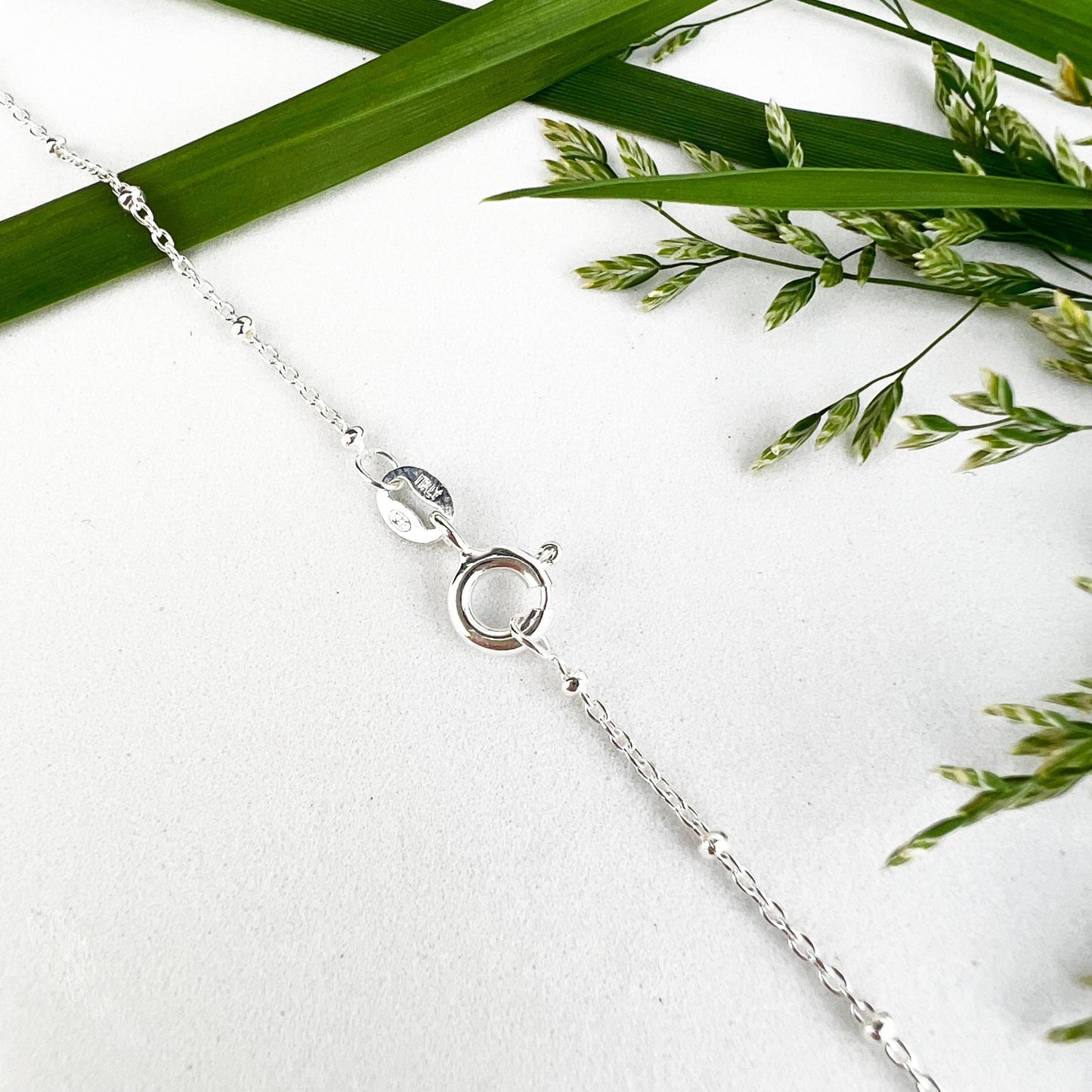 March Birthstone Necklace - Mettle by Abby