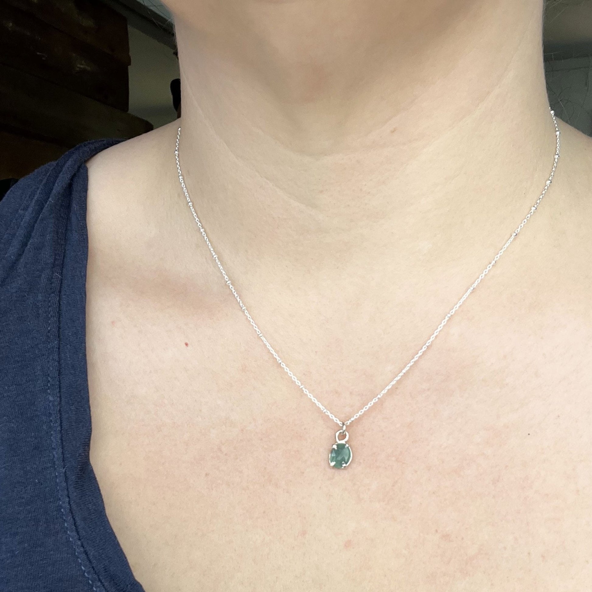 May Birthstone Necklace - Mettle by Abby