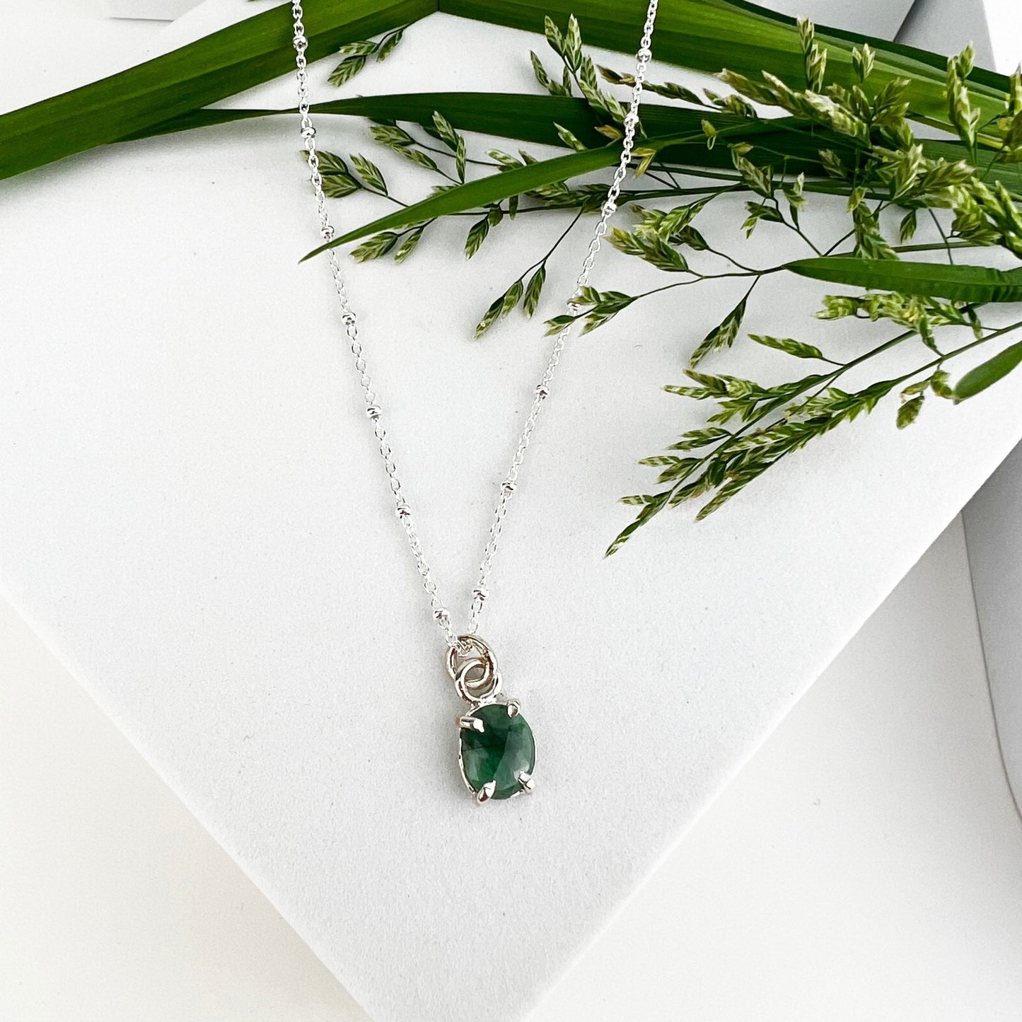 May Birthstone Necklace - Mettle by Abby