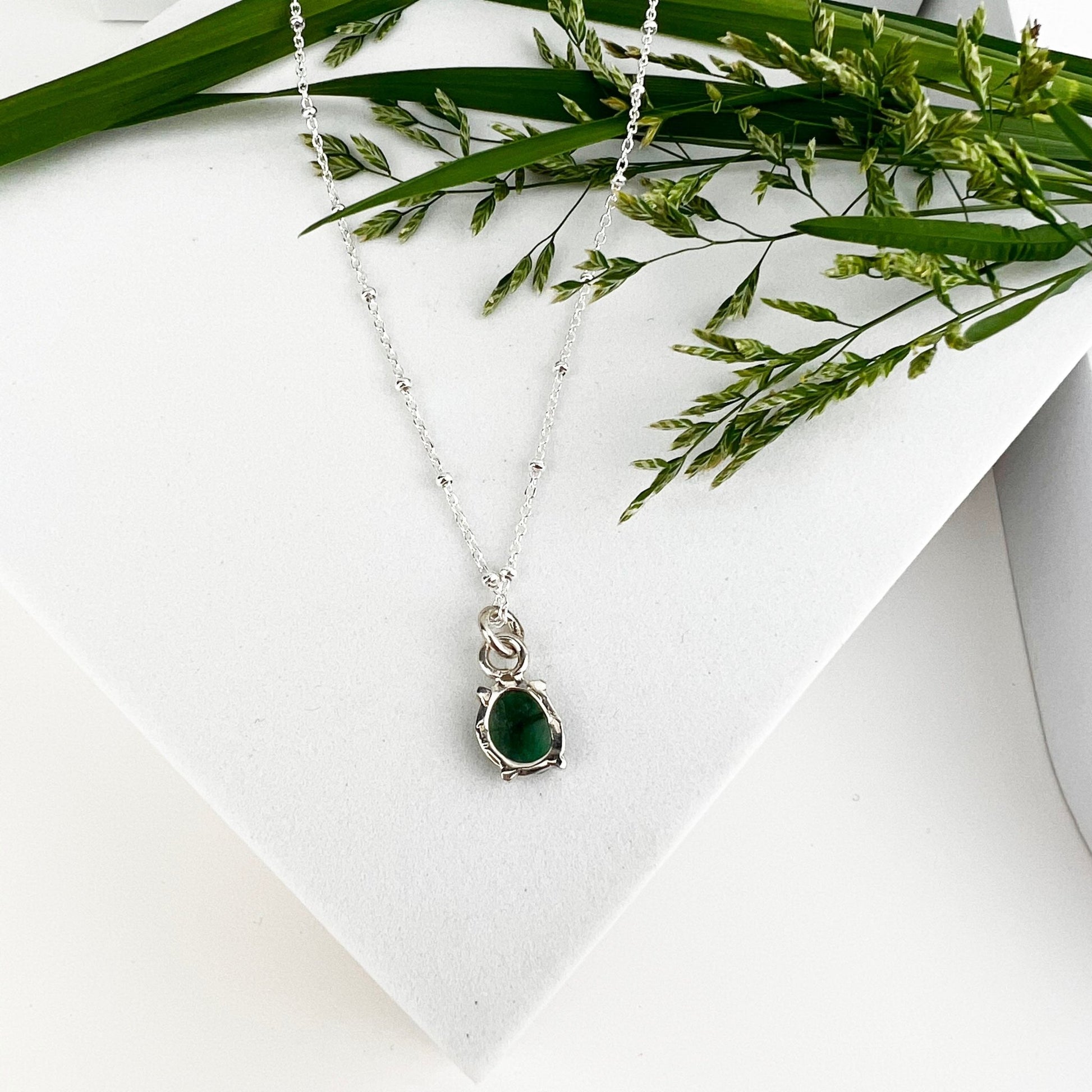 May Birthstone Necklace - Mettle by Abby