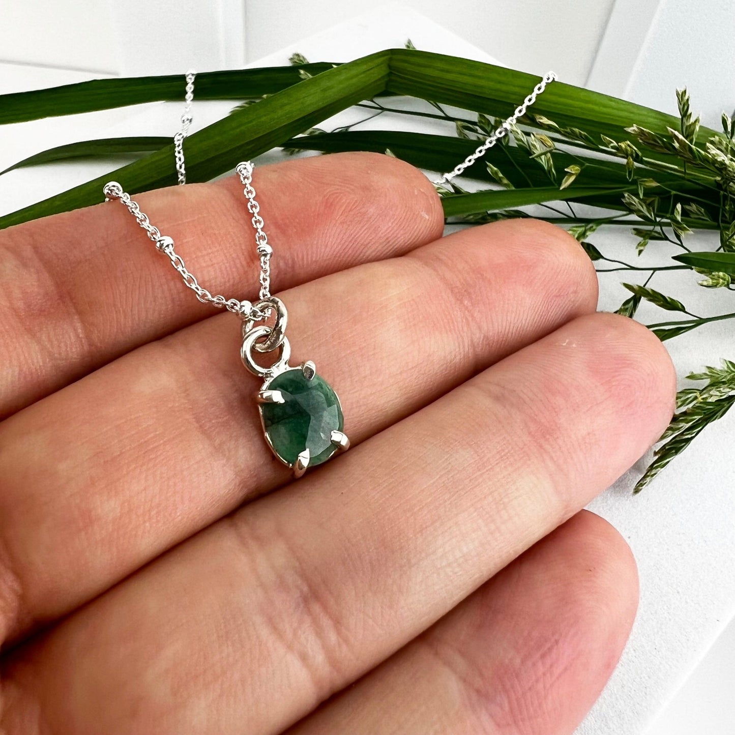 May Birthstone Necklace - Mettle by Abby