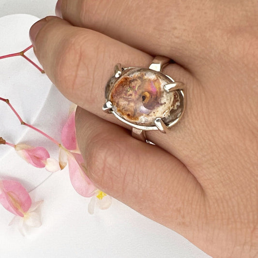 Mexican Boulder Opal Ring - Mettle by Abby