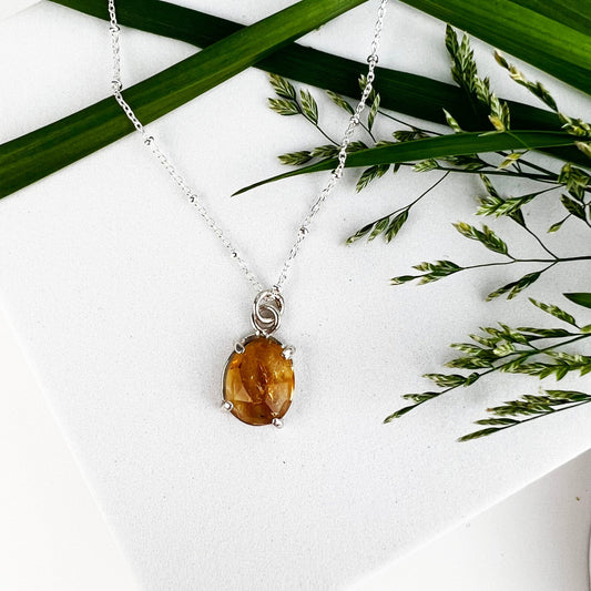 November Birthstone Necklace - Mettle by Abby