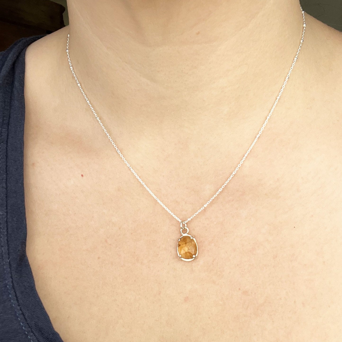 November Birthstone Necklace - Mettle by Abby
