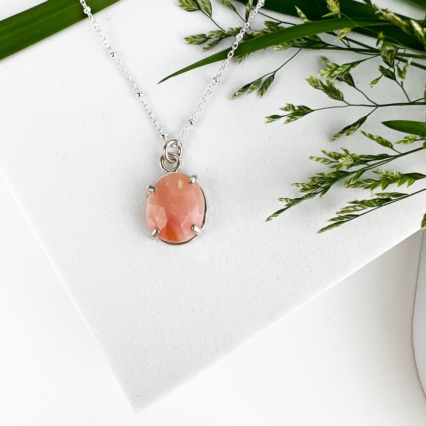 October Birthstone Necklace - Mettle by Abby